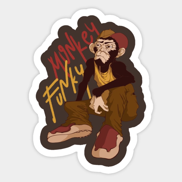 Funkey Sticker by Maymunkey